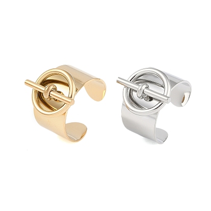 304 круглые и стержневые открытые манжеты из нержавеющей стали, широкое кольцо для женщин