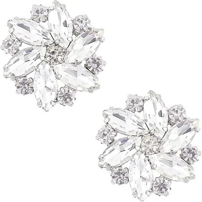 Клипсы для обуви из сплава со стразами, пряжки для обуви своими руками