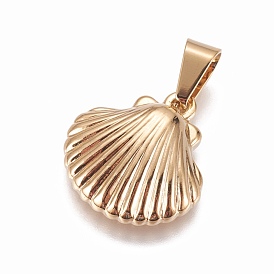 304 Stainless Steel Pendants, Shell