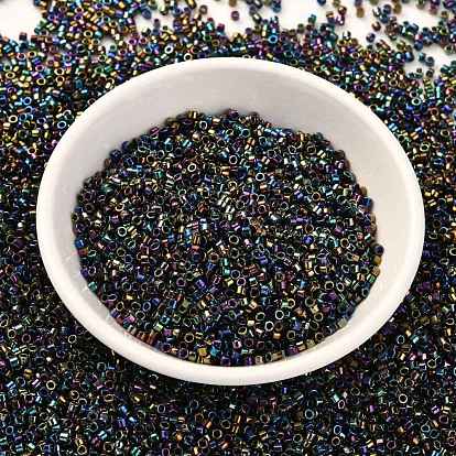 Cylinder Seed Beads, Opaque Colours Luster, Uniform Size