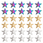 36 шт. 3 цветное ионное покрытие (ip) 304 подвески из нержавеющей стали, звезда очарование