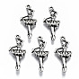 Сплавочные подвески тибетского стиля, танцор, без кадмия и без свинца
