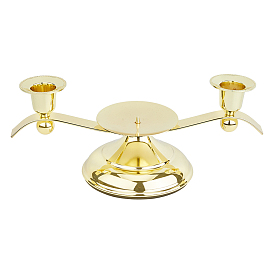 Железный подсвечник, декор стола