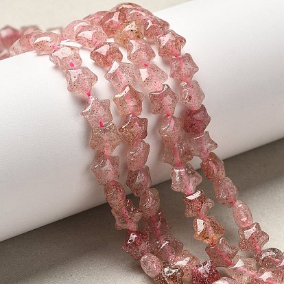 Природного кварца клубники нитей бисера, звезда