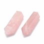 Double Terminated Pointed Natural Gemstone Display Decorations, Bullet Shape