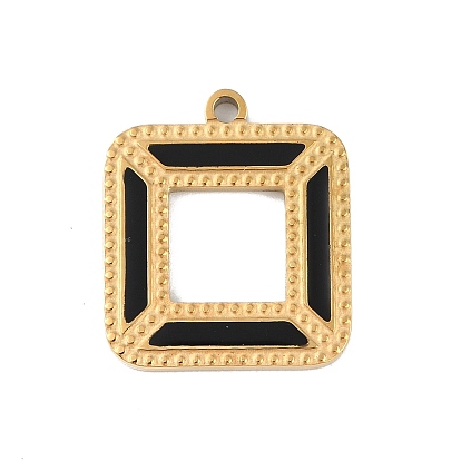 Ионное покрытие (ip) 304 подвески из нержавеющей стали, с эмалью, квадратный шарм