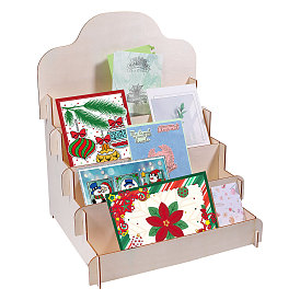 4-ярусные деревянные подставки для поздравительных открыток