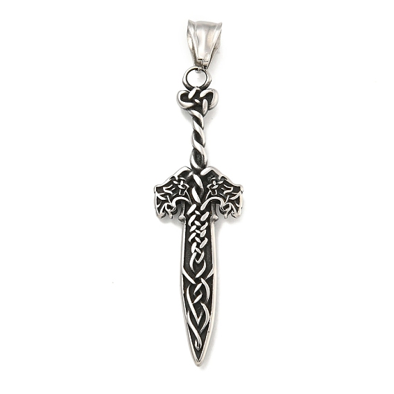 Viking 316 подвески из хирургической нержавеющей стали, очарование меча