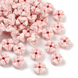 Акриловые бусины имитация бирюзы, зигзаг