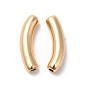 Brass Tube Beads, Curved Tube