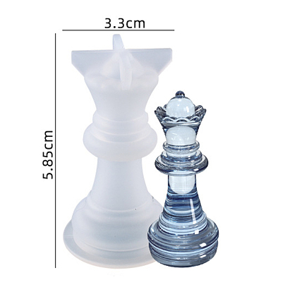 China Factory Chess Silicone Mold, Family Games Epoxy Resin Casting Molds,  for DIY Kids Adult Table Game, Queen 58x33mm, Inner Diameter: 23mm in bulk  online 