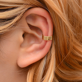 Fashionable Non-Pierced Ear Clip U-shaped Men and Women Ear Cuff Minimalist European and American Jewelry