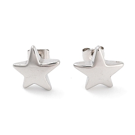 Star 316 Surgical Stainless Steel Stud Earrings for Women