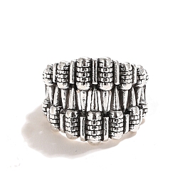 Кольца на палец из сплава в готическом стиле с черепом и зубами для мужчин