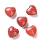 Натуральная красная яшма сердце любовь камень, карманный пальмовый камень для балансировки рейки
