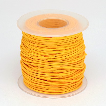 Round Elastic Cord Wrapped by Nylon Thread, 0.6mm, about 65.61 yards(60m)/roll