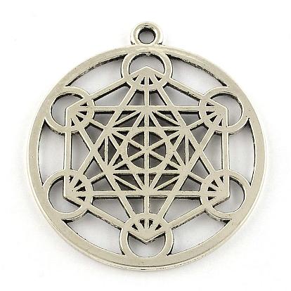 Tibetan Style Alloy Pendants, Cadmium Free & Lead Free, Alchemy
