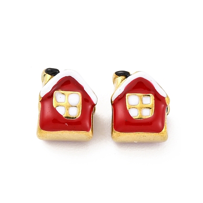 304 из нержавеющей стали эмаль бисер, ионное покрытие (ip), реальный 18 k позолоченный, дом