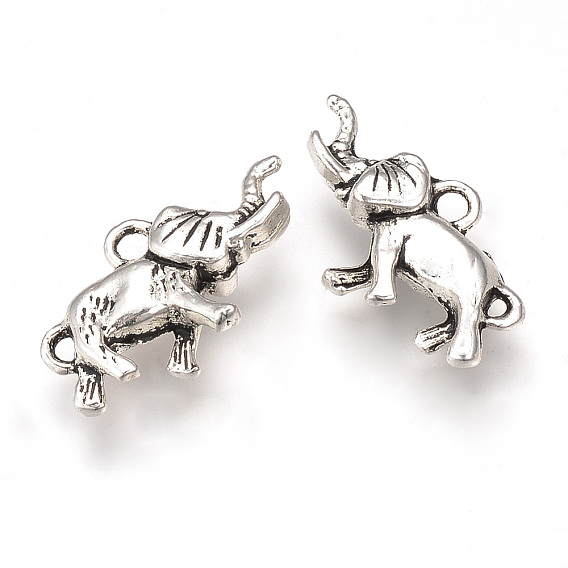 Сплавочные подвески тибетского стиля, слон, без кадмия и без свинца
