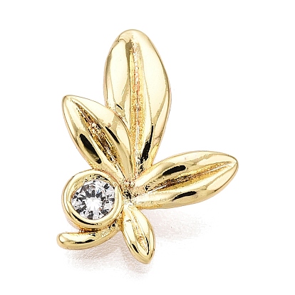 Латунные микро проложить кубического циркония подвески, без кадмия, без никеля и без свинца, лист прелести