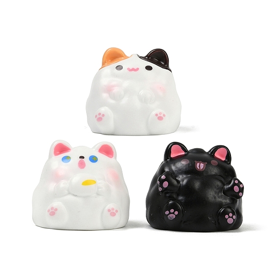 Украшение для дисплея кошки из смолы, для украшения рабочего стола домашнего офиса