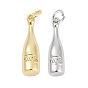 Латунные подвески, амулеты бутылка, долговечный, стойки покрытие, без свинца и без кадмия, с целью перехода в кольце