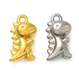 Ion Plating(IP) 304 Stainless Steel Pendants, Dinosaur Charm