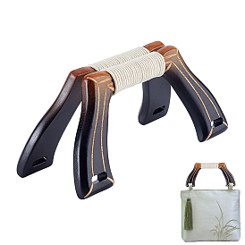 2шт деревянные ручки для сумок, арка