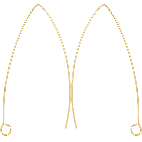 5 пары 925 серьги-крючки из стерлингового серебра, маркиза ушная проволока