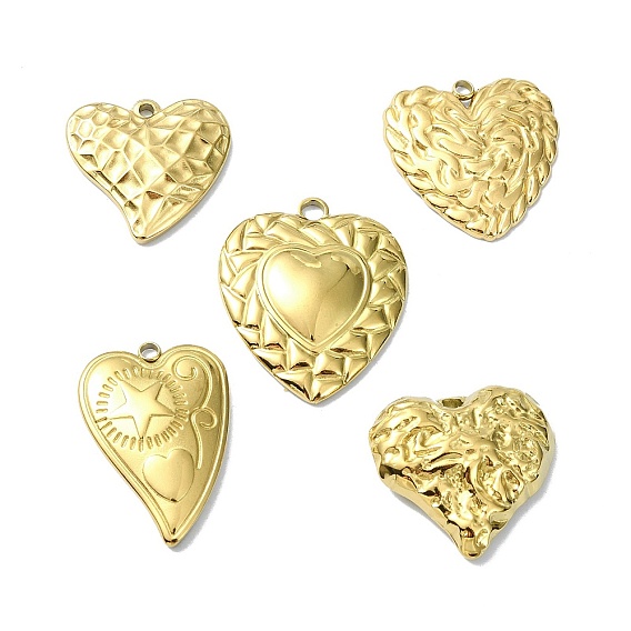 Ионное покрытие (ip) 304 подвески из нержавеющей стали, шарма сердца