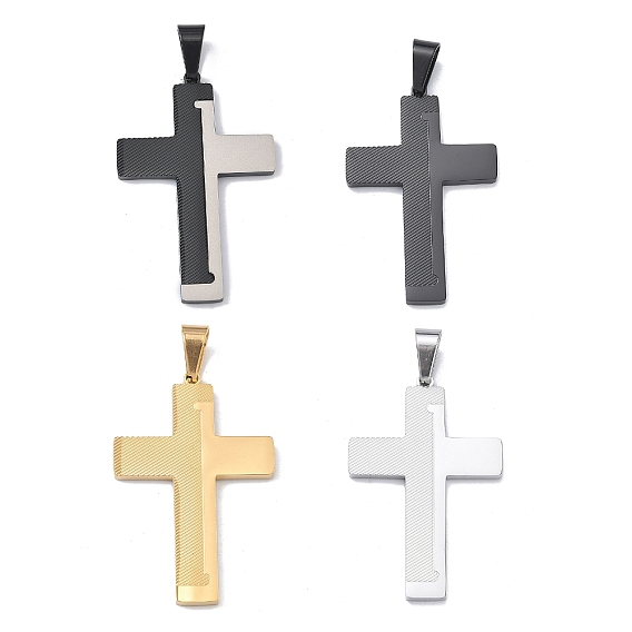 304 подвески из нержавеющей стали, крест с диагональным подвесным элементом