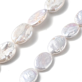 Натуральный жемчуг в стиле барокко кеши, культивированный пресноводный жемчуг, Плоско-овальные