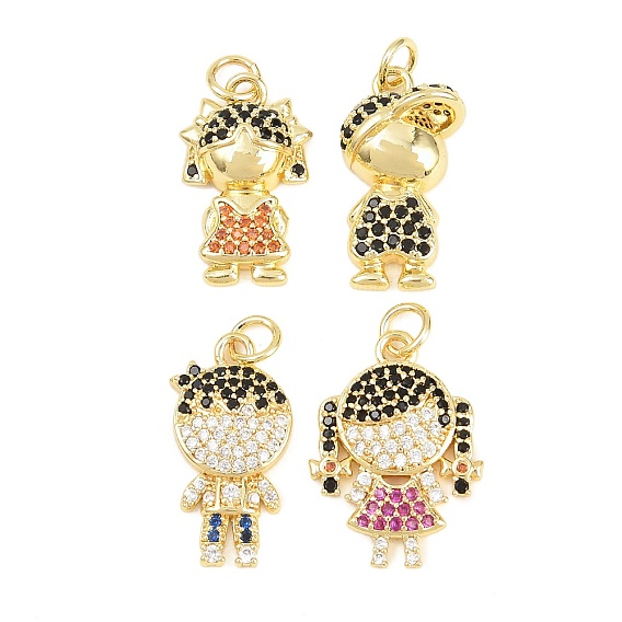 Латунные микро проложить кубического циркония подвески, без кадмия и без свинца, реальный 18 k позолоченный