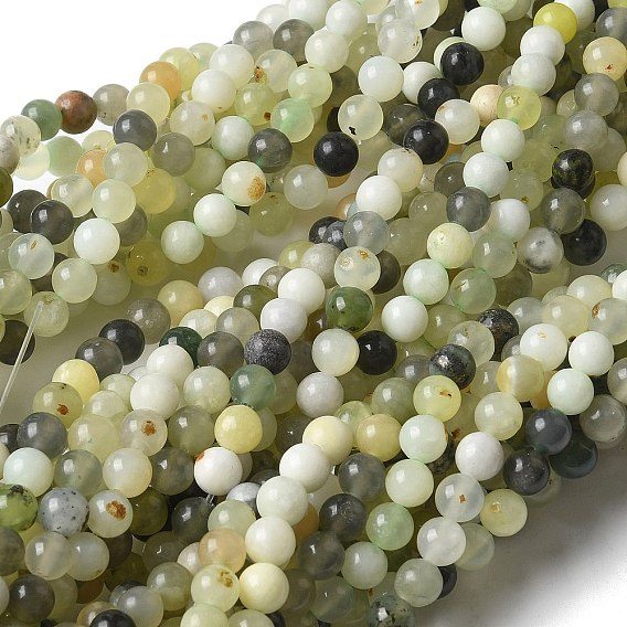 Natural New Jade Beads Strands, Round