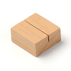 Porte-cartes en bois, carrée