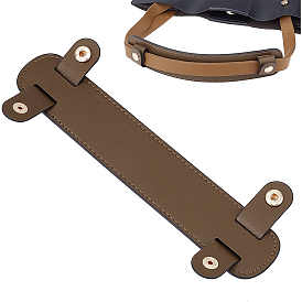 Imitation Leather Bag Strap Padding, Pressure Relief Shoulder Strap Protector Cover, with Iron Button