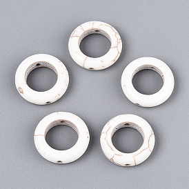 Синтетические шарики Говлит, кольцо