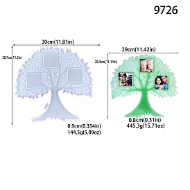 Food Grade DIY Photo Frame Silicone Molds, Resin Casting Molds, Tree
