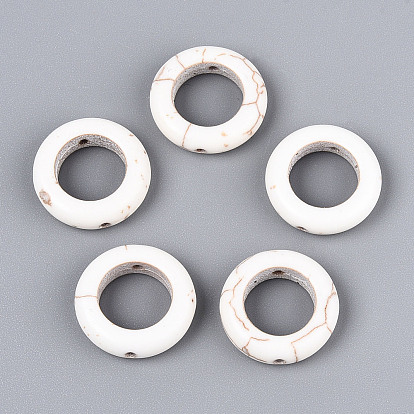 Синтетические шарики Говлит, кольцо