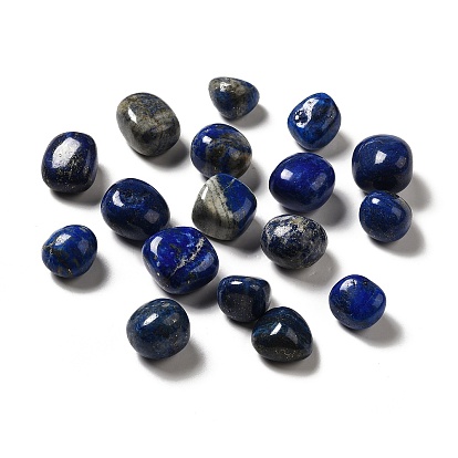 Natural Lapis Lazuli Beads, Tumbled Stone, Healing Stones, for Reiki Healing Crystals Chakra Balancing, Vase Filler Gems, No Hole/Undrilled, Nuggets