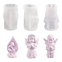 DIY Silicone Candle Molds, For Candle Making, Angel with Wings