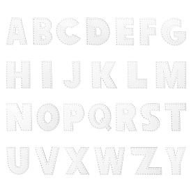 Acrylic Template, Leather Handcraft Patterns Model, DIY Keychain Material, Alphabet, Letter A~Z