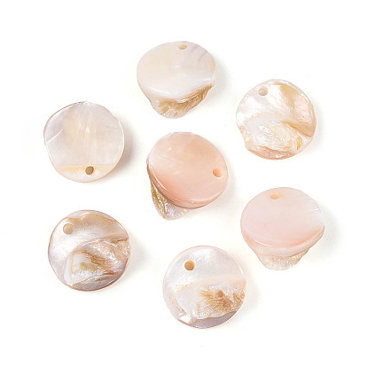 Природные подвески оболочки пресноводных, плоские круглые прелести