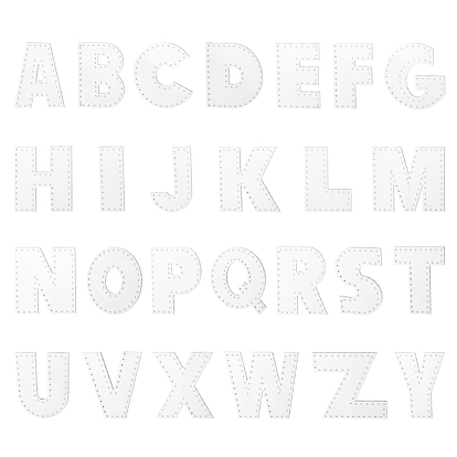 Акриловый шаблон, модель ручной работы из кожи, DIY брелок материал, алфавит, Письмо ~ Z