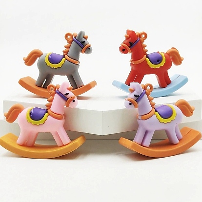 Пластиковые большие подвески из пвх, лошадь для скейтборда