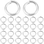 600 шт. 304 соединительные кольца из нержавеющей стали, открытые кольца прыжок