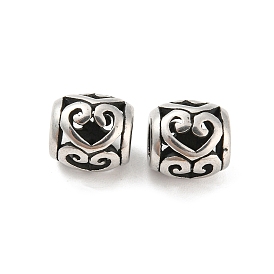 316 Surgical Stainless Steel  Beads, Heart