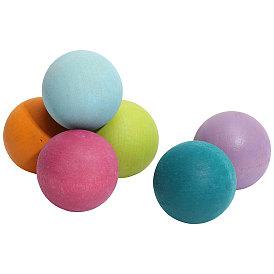 6 jouets à billes en bois de couleurs, jouets éducatifs de comptage