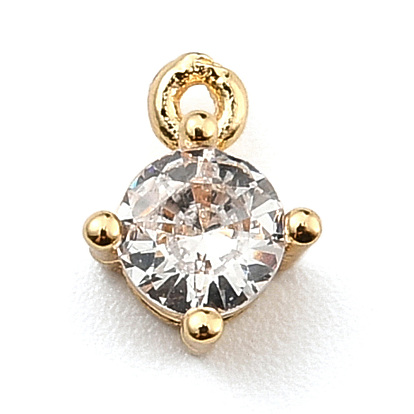 Латунные микро проложить кубического циркония прелести