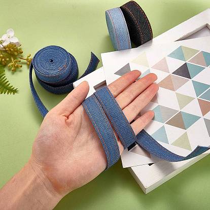4 estilos de coser cinta de mezclilla, accesorios de la ropa, para manualidades de bricolaje, accesorios de horquilla y decoración de costura